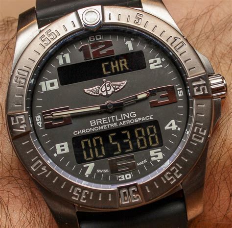 breitling aerospace evo two tone watch|breitling evo night mission.